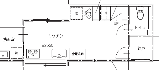 after図面／キッチンまわり