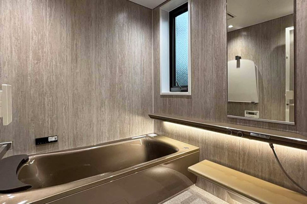 水流マッサージやお掃除機能が揃うハイグレードな浴室