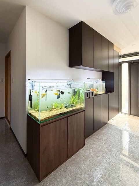 玄関の内装とシューズBOXも新調