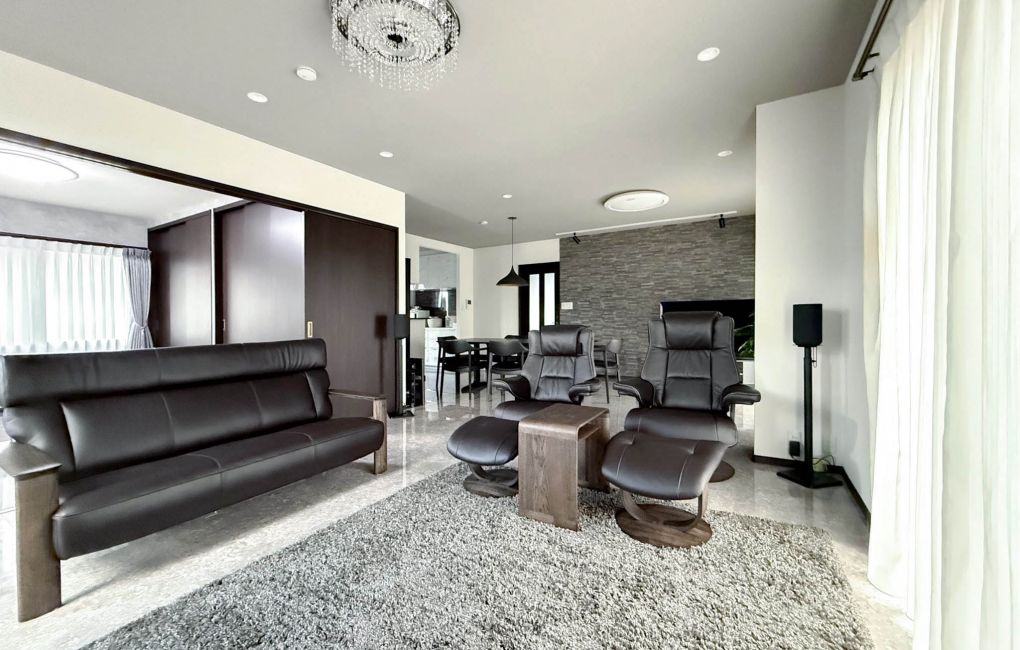 ご主人こだわりのセンスが光るリビング空間