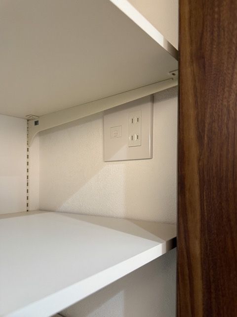 コンセントを設置して利便性アップ