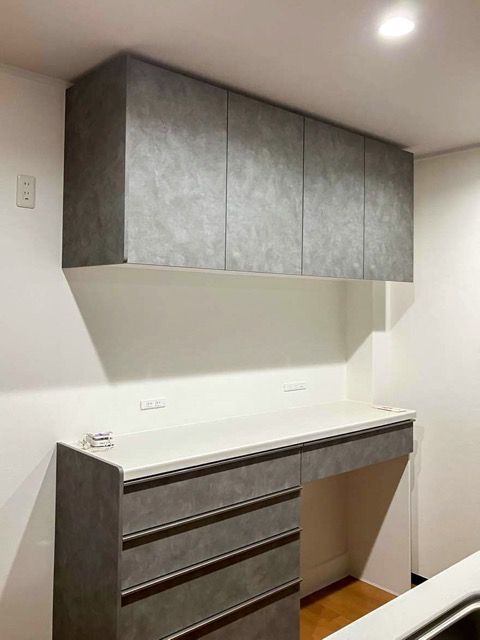 収納スペックの高いバックカウンター