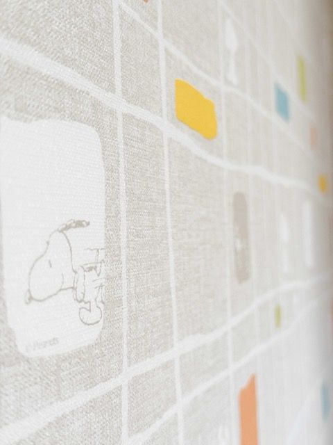 拡大すると・・・キュートなスヌーピーが♡