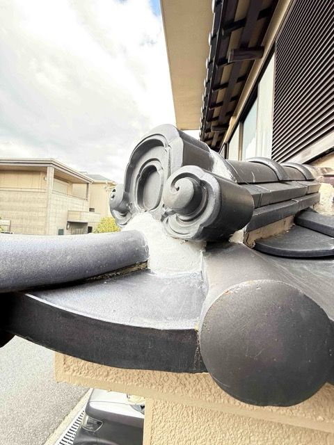 漆喰の補修を行いました